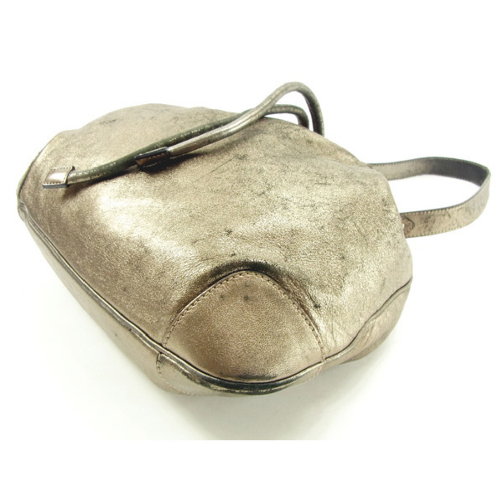 Gucci Silver Shoulder Drawstring Bag - image 5